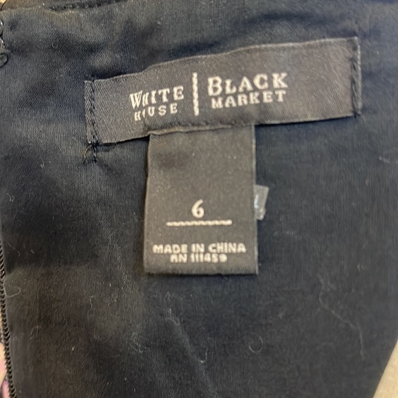 WHITE HOUSE BLACK MARKET DRESS,GREAT SUMMER OR FALL DRESS, LIKE NEW, MIDI LENGTH - Picture 7 of 10